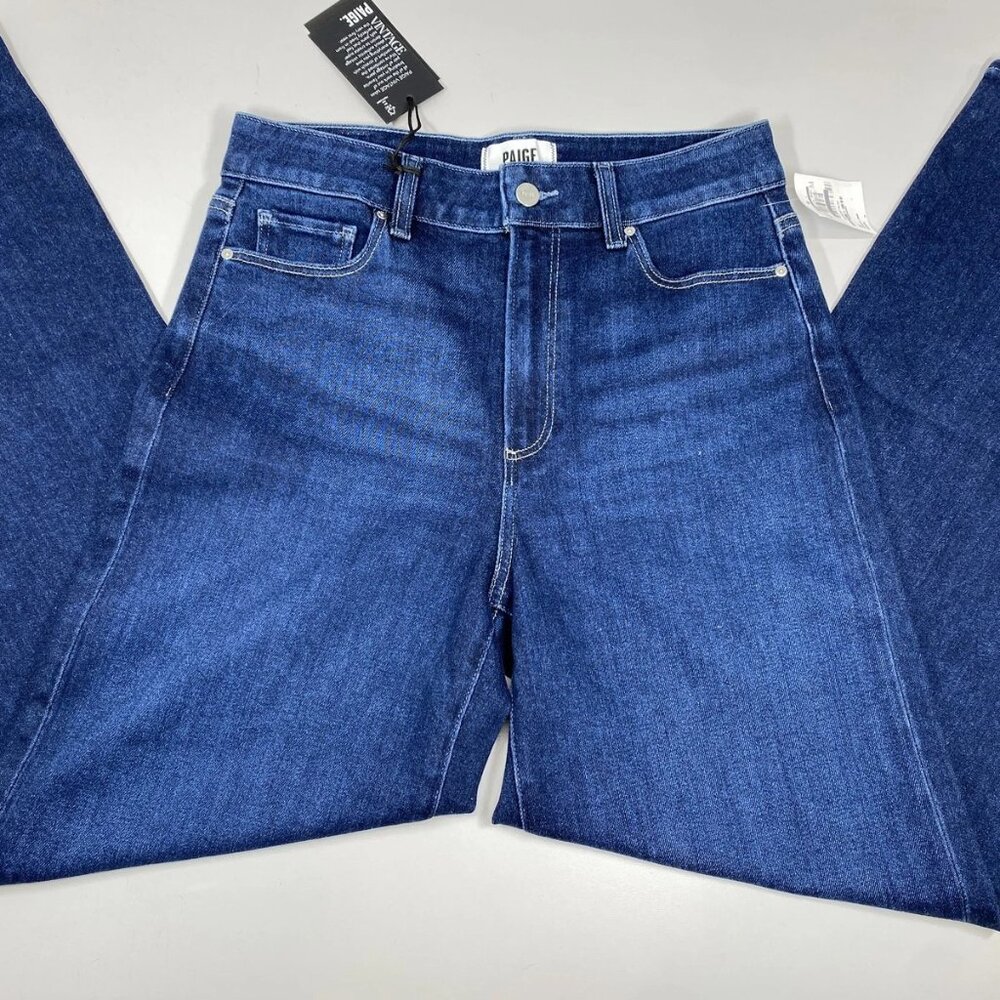 PAIGE High-Rise Women’s Jeans — Dark Blue